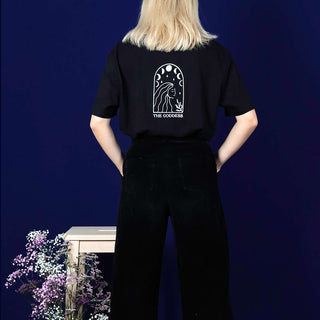 The Goddess embroidered t-shirt