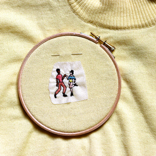 DIY embroidery kit - Dance Fever