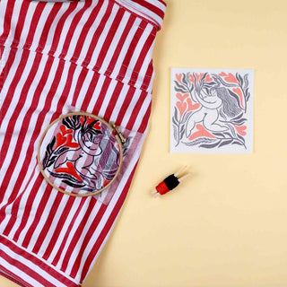 DIY embroidery kit - L'Amoureuse