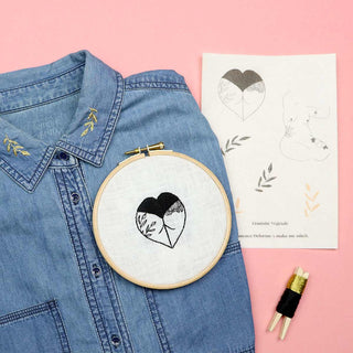 DIY embroidery kit - Plant Femininity
