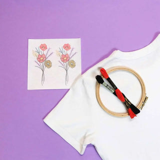DIY embroidery design - Delicate Flowers